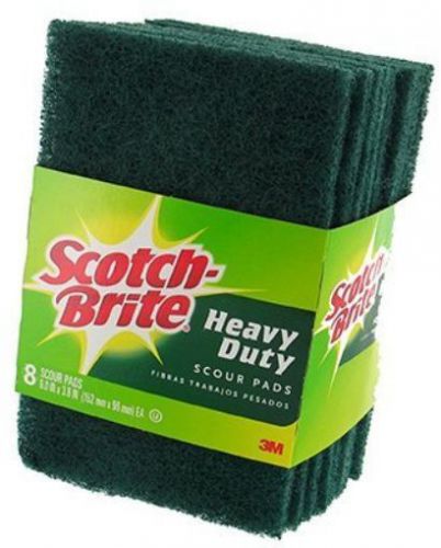 3M 228 Scotch-Brite Heavy Duty Scour Pad, 8 Count