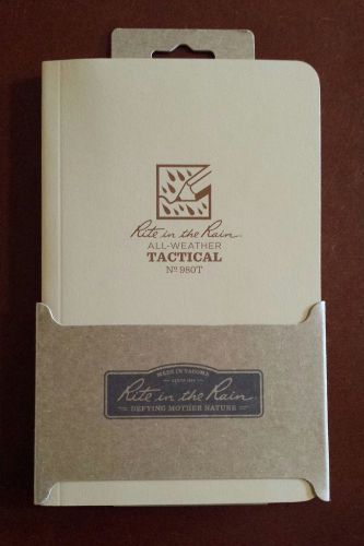 Rite in the rain 980t all weather field flex field book, tan for sale