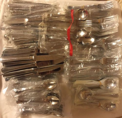 World flatware 243 total pieces restaurant supply for sale