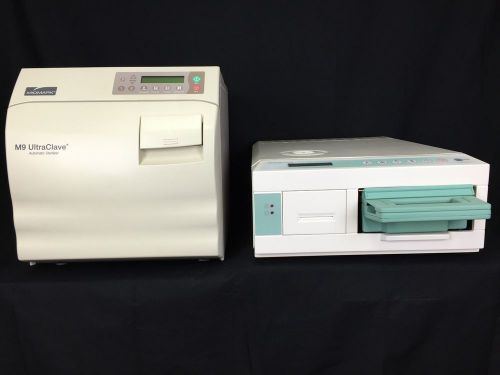 Scican statim 5000 and midmark m9 &#034;newstyle&#034; quality sterilizer set #3 for sale