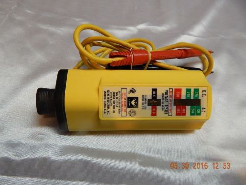 IDEAL 61-067 SOLENOID VOLTAGE TESTER 120V - 600V AC OR DC - USED