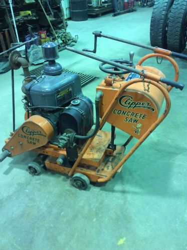 Clipper Concrete Saw 2cyl Wisconsin Motor Model THD