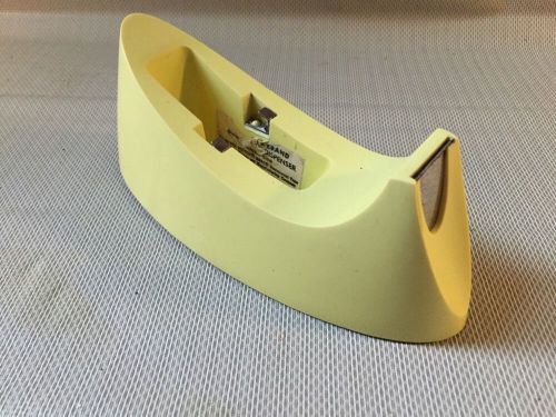 Mid Century Scotch 3M Decor Tape Dispenser in Harvest Gold Yellow - C-15