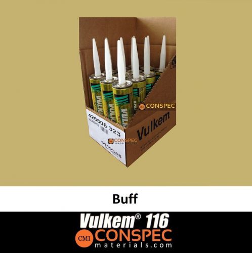 Tremco Vulkem 116 BUFF TAN Polyurethane 10oz Sealant 12-PACK Cartridges