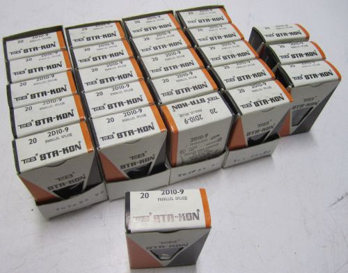 Lot 24 Boxes T&amp;B STA-KON 2D10-9 Prallel Splice Crimp Hardware 480 Total Pieces