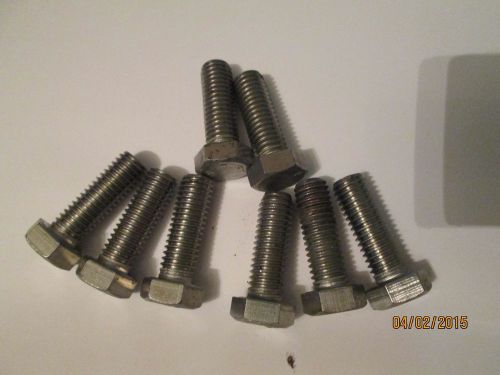 &#034;316&#034; HIGH GRADE Stainless Steel 1/2&#034;-13 x 1 1/2 Hex Capscrews, 8 Pcs.