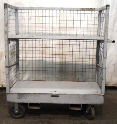 ARGUS GRAY CART, LENGTH 49&#034; X WIDTH 22&#034; X HEIGHT 57 1/2&#034;