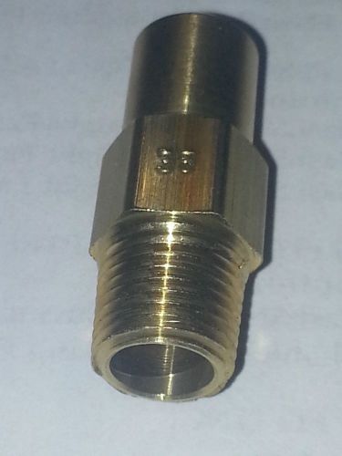 #38 x 1/4&#034;NPT Gas Orifice, Brass, New