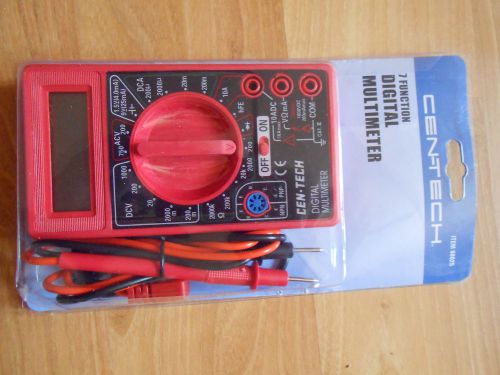 Cen-Tech 7 function Digital Multimeter, #98025, Harbor Freight