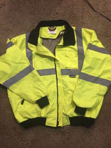 M-Safe High Visibility Hi Viz Jacket By Majestic Size 3X