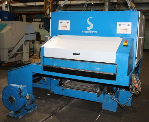 52&#034; W STEELMASTER PROFILINE SMW535 RTB BELT GRINDER, three head machine, wet, ma