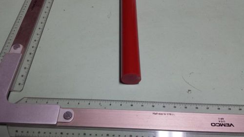 1&#034; DIA. X 48&#034; LONG URETHANE / POLYURETHANE 95 A RED ROD P/N 10999