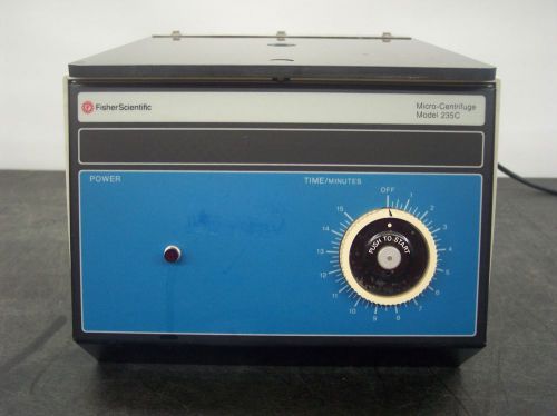 FISHER SCIENTIFIC MICRO-CENTRIFUGE MODEL 235C CAT 4-978-235B 20 PLACE / SLOT