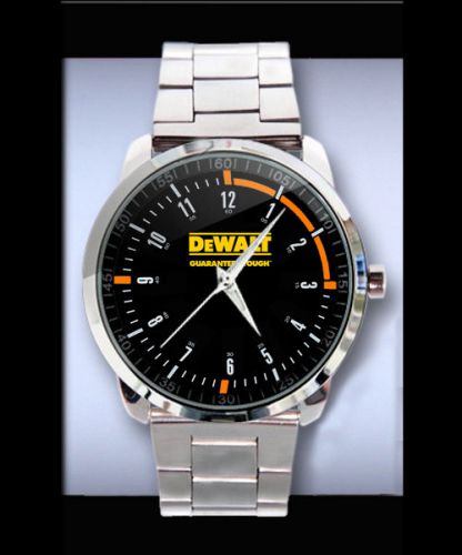 DEWALT Power Tool Contractor Tool Accessorie Logo On Sport Metal Watch