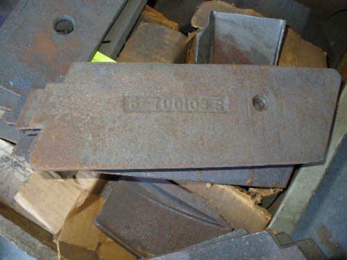 Pangborn wear resistant liner plates. Part #6-700103B. 4&#034;x11&#034;x1/2&#034; LOT OF 4 PLTS