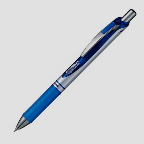 9 ENERGEL RTX 0.7mm RETRACTABLE GEL PENS * Blue Ink