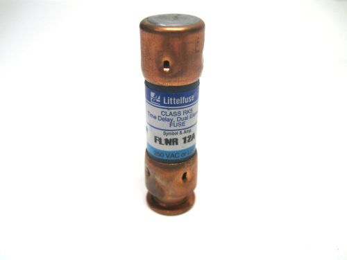 Littelfuse FLNR 12 Time Delay Dual Element 12 Amp Fuse Class RK5 250Vac