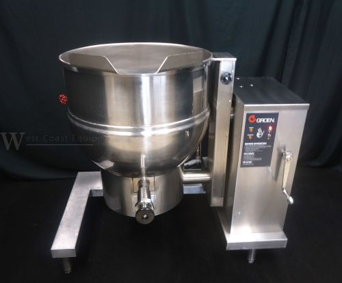 2011 GROEN DHT/1-40 GAS 40 GALLON STEAM JACKETED TILT KETTLE SOUP BEAN 60