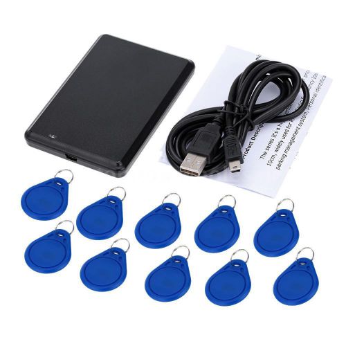 Portable rfid 13.56mhz near to smart r30xc ic reader with 10pcs ic key card 81gr for sale