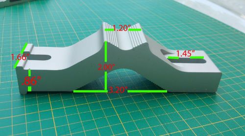 Aluminum bracket - mount, for antenna, pipe clamp, diy projects for sale