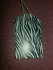 ~Large Boutique elegance ZEBRA PRINT strung price pricing tags 500 pcs~