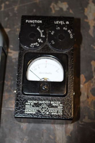 General Radio tube-type Sound Survey Meter Model 1555-A