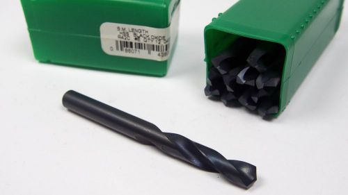 PRECISION Screw Machine Drill Bits Letter E 135 Deg HSS R42C Qty 12 [2194]