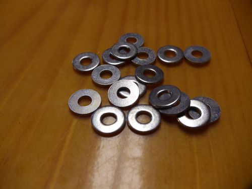 #6 FLAT WASHERS ZINC COATED STEEL LOT OF 25