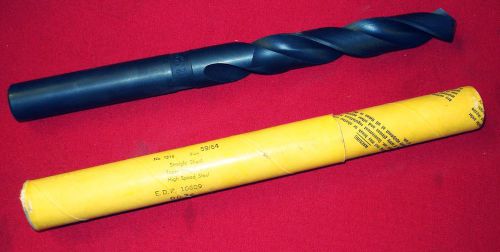 NOS Morse 1314 10609 59/64&#034; Taper Length Drill Bit HSS USA Made 10.75&#034; OAL