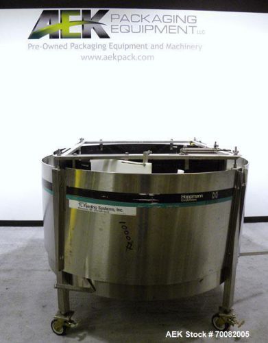 Used- Hoppmann Corporation Food Grade Centrifugal Bowl Feeder, Model FTF 50, Sta