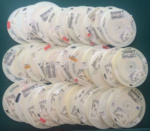 LOT (34 Reels - 318,000 Pieces) Various VISHAY THICK FILM RESISTORS - See List