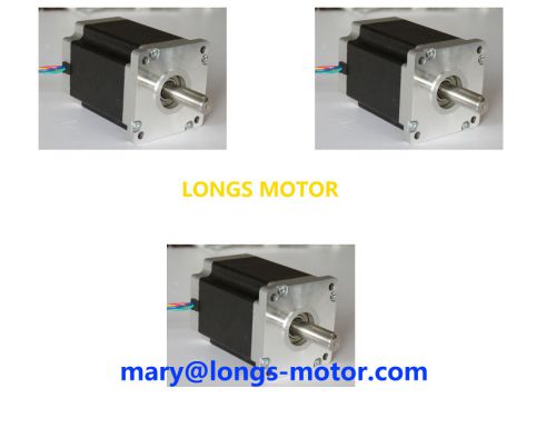 ?Free ship?CNC 3PCS  NEMA42 Stepper Motor4120 oz.in, 4 leads, 8A Dual shaft CNC