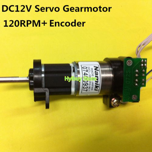 Japan namiki coreless servo gear motor dc 12v 120rpm gearmotor with encoder for sale