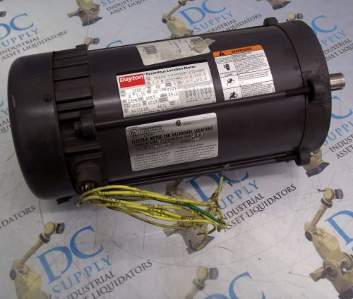 Dayton 36c56 fr 143tc 1.5 hp 3 ph 1725 rpm 208-230/460 v haz location motor, nnb for sale