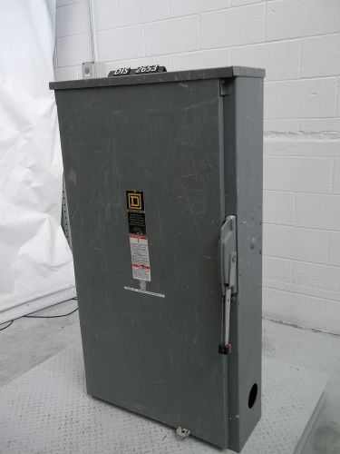 Square D 600 Volt 400 Amp Fused Disconnect (DIS2653)