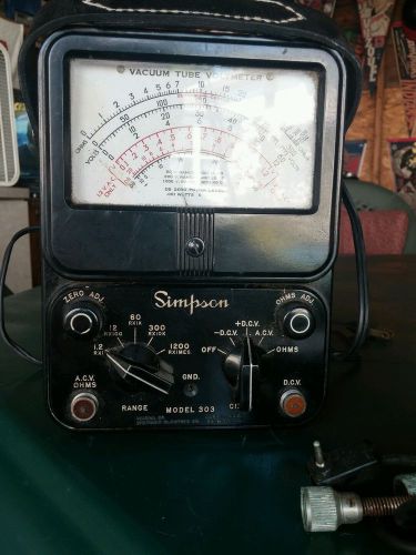 Simpson model 303 vacuum tube tester