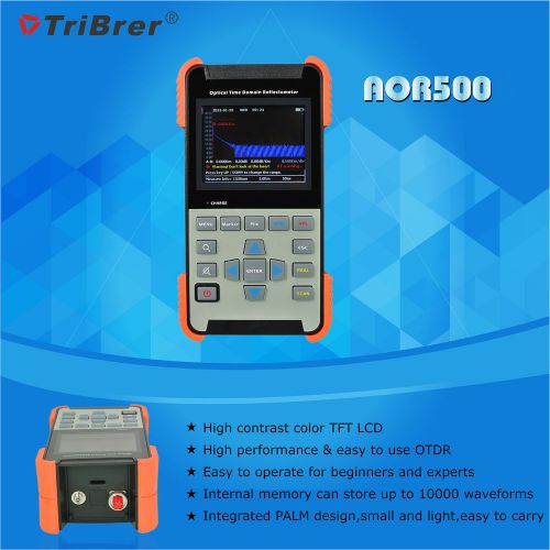 OTDR 1310/1550nm, 24/22dB, AOR500S FC,SC with1MW visual fault locator