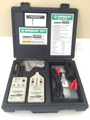 NEW Greenlee Power Finder Circuit Seeker 2011/00521 Triple Mode Tracer w/ Case