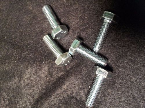 M8-1.25 X 25MM HEX HEAD CAP SCREW GRADE 8.8 STEEL ZINC (100 / BOX)