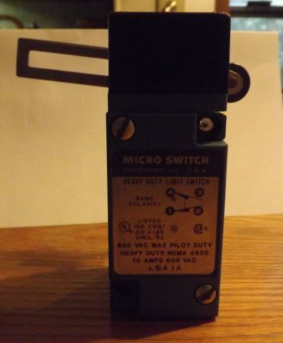 USED HONEYWELL MICRO SWITCH LSA1A HEAVY DUTY LIMIT SWITCH