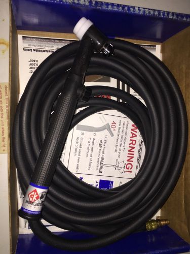 Tig Torch Ck Worldwide Brand 17 Flex Neck W Valve 25&#039; Lead New