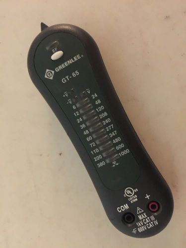 Greenlee gt-65voltage and  continuity tester 1000vac, 1000vdc tool only! for sale