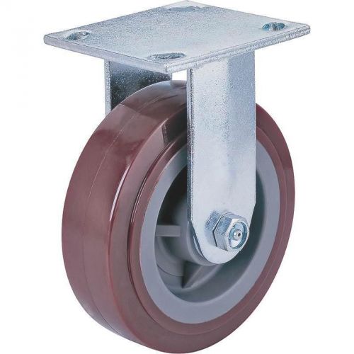 Heavy Duty Rigid Caster, 8&#034; D X 2&#034; W, 750 Lb, Polyurethane Mintcraft JC-P07