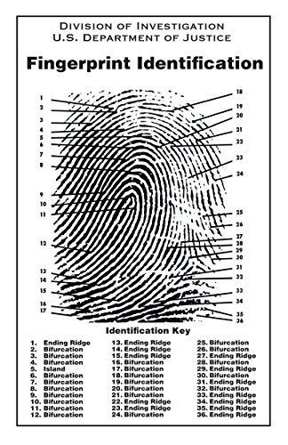 Fingerprint chart for sale