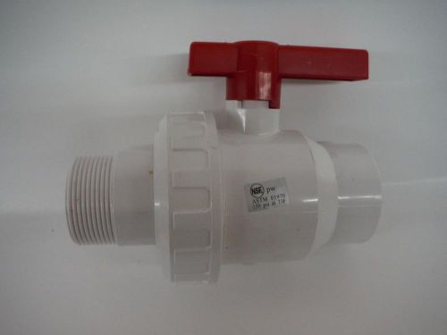 (6) 1-1/2&#034; CEPEX Uniblock PVC Ball Valve HDPE/EPDM 150psi