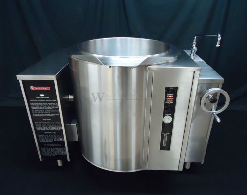 MARKET FORGE FT-40GL GAS 40 GALLON STEAM JACKETED TILT TILTING KETTLE EXCELLENT!