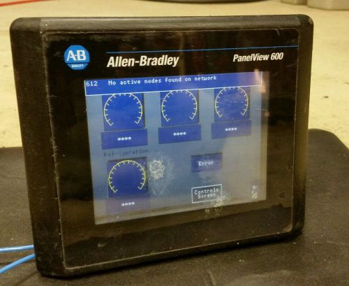 Allen Bradley Panel View 600 2711-T6C2L1 Ser: B FRN 4.46 24VDC