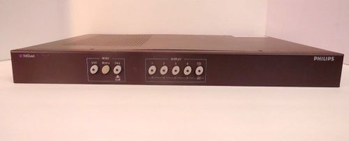 PHILIPS DIGITAL VIDEO PROCESSOR MULTIPLEXER LTC 2377/60 VidQuad Color, 4 CHANNEL