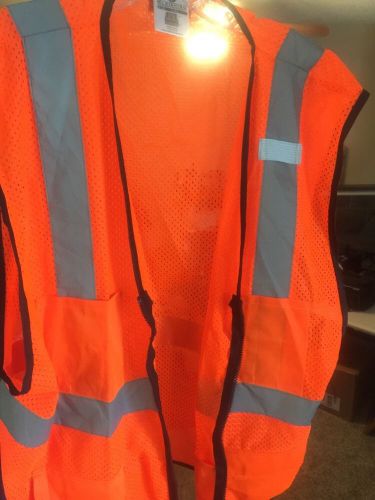 Orange Reflective Safety Vest