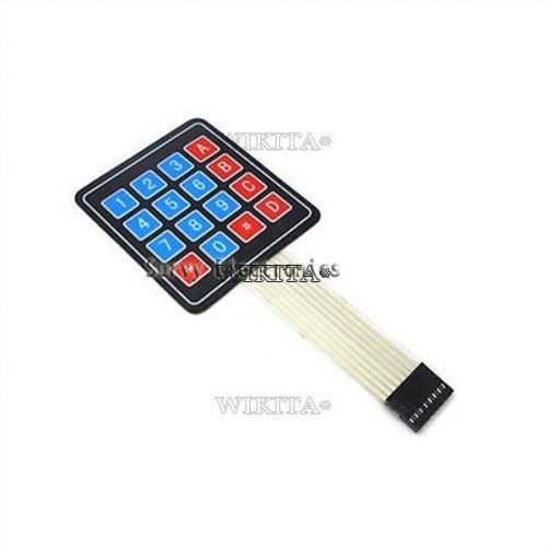 2pcs 4 x 4 matrix array 16 key membrane switch keypad keyboard for arduino avr